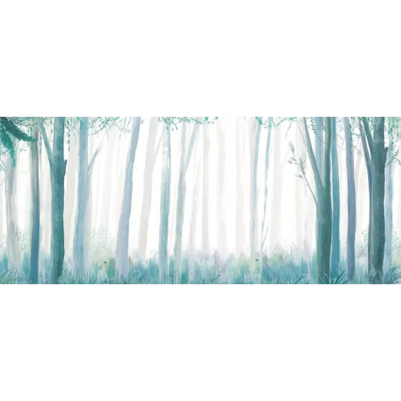 Papier peint forêt et forêt, L 75 po x l 112 po