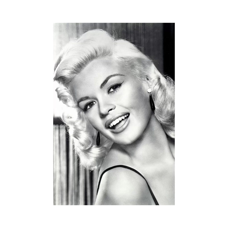 Jayne Mansfield's Gorgeous Smile by Radio Days - Print on Canvas, Wrapped Canvas, 66.04 cm H x 45.72 cm W x 1.91 cm D