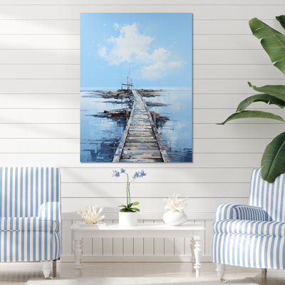 Port Portitude Solitude I sur impression sur toile