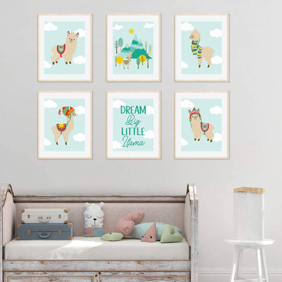 Delmoe 6 - Piece Paper Print