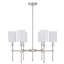 Lustre classique 6 lumières à abat-jour Tatianna-1302322697
