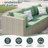 Demasi 6-Person Patio Furniture Set With Comfortable Cushions And Glass Table-1570884534