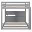 Lit superposé double avec lumières DEL, ports USB, tablettes de rangement et 2 tiroirs-1837602016