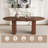 62.9 Inch Oval Dining Table