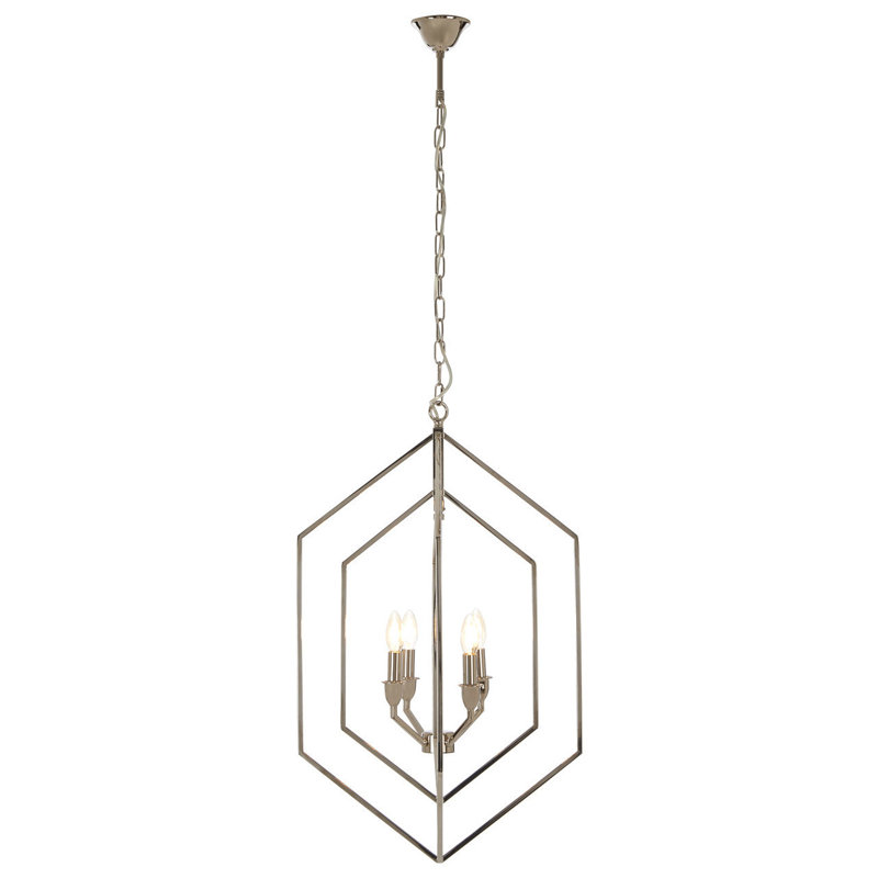 Elise 4 - Light Geometric Chandelier