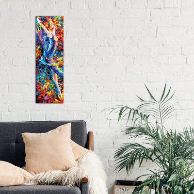 Jump by Leonid Afremov - Wrapped Canvas Panoramic Painting