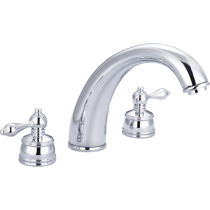 Castille 2 Handle Bathroom Roman Tub Faucet, Chrome