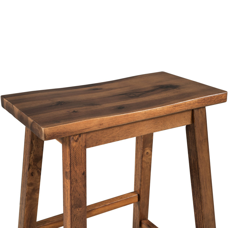 2 tabourets rustiques à hauteur de comptoir