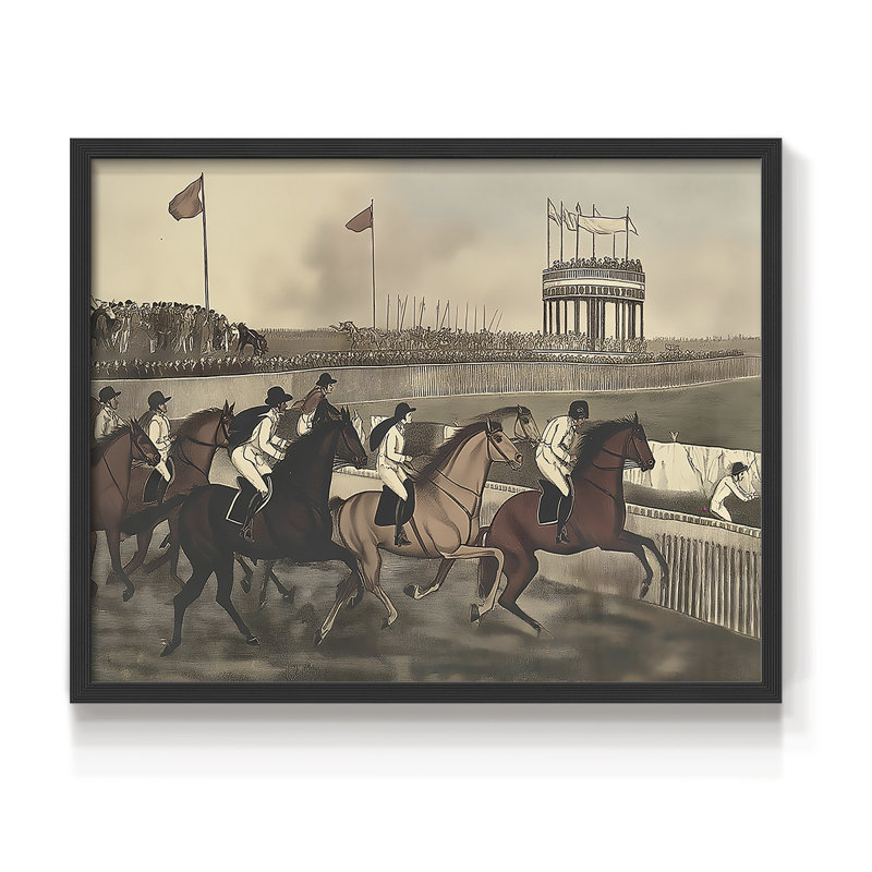 Série abstraite nautique - CCXVIII - Reproduction encadrée - Restickable, H 16 po x l 20 po, Noir, noir, noir, noir
