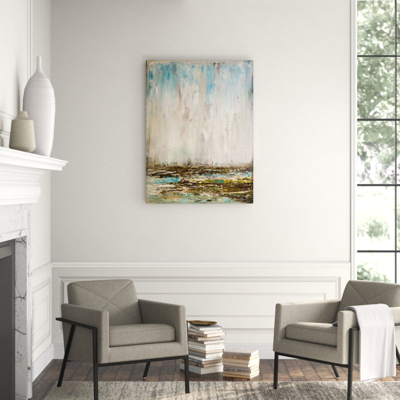 Wetlands - Artist Enhanced Canvas Print, Black Framed Canvas, 24" H x 20" W x 1.75" D