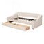 Modern Twin Size Upholstered Daybed With Storage Armrests And Drawers-961691352