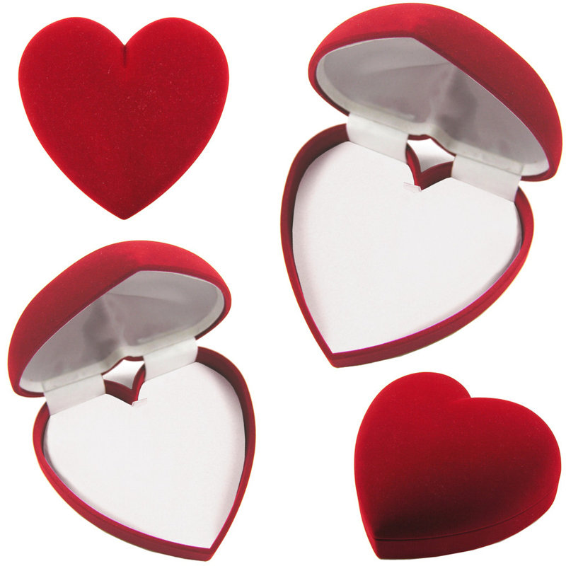 Coffret cadeau 4 1/2 "Red Velour Heded, 6