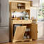 Garde-manger 71 po avec poubelle inclinable de 13 gallons et station de charge