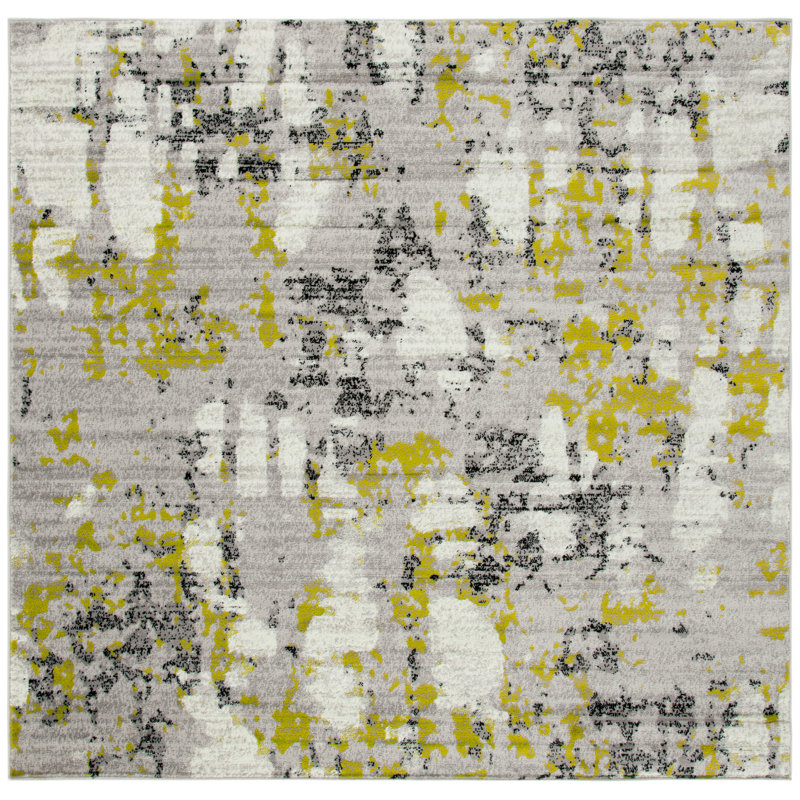 Strasser Performance Abstract Rug, Square 4'