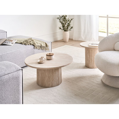 Meith Pedestal Coffee Table