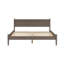 Très grand lit plateforme en bois Mid-Century-117872432