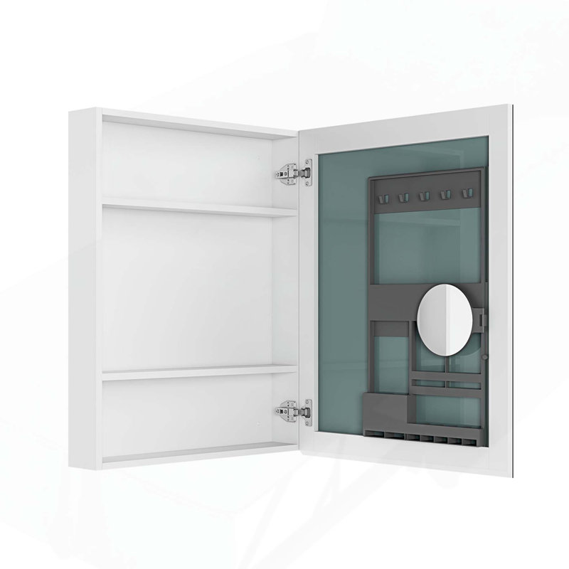 Armoire à pharmacie de salle de bain de haute qualité avec intérieur spacieux et caractéristiques avancées, 24"