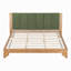 Cadre de lit en bois de pin de qualité supérieure, cadre de lit avec tête de lit inclus, lit Mid-Century moderne-1900211821-1900211820