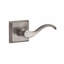 Curve Single Dummy Door Lever with Traditional Square Rose-22034258-22034263