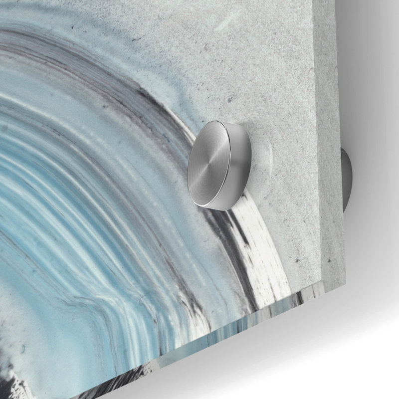 «Ripple Effect 5» par Ethan Harper, art mural en verre acrylique, H 24 po x l 24 po