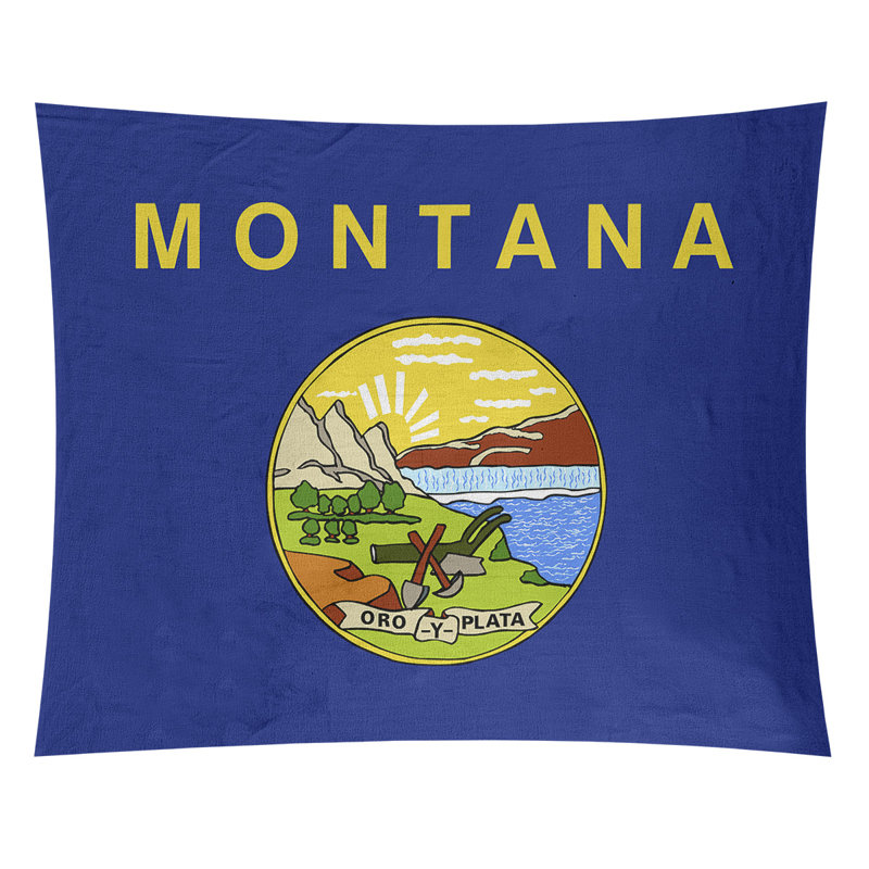 Tapisserie drapeau montana Enrik, Intérieur, H 54 po x l 63,5 po