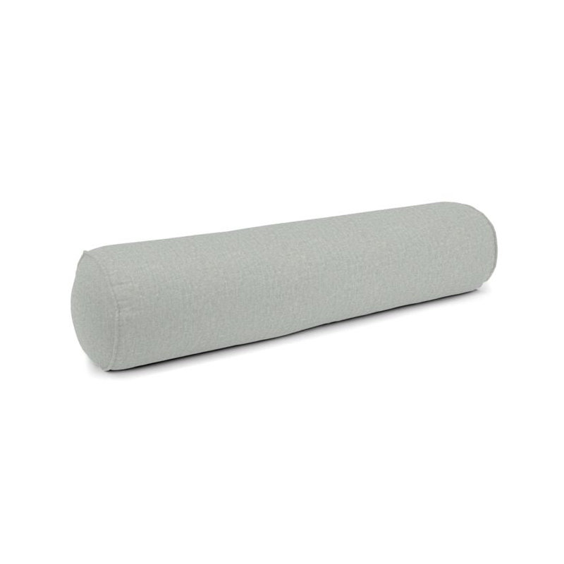 Linen Bolster Pillow Cover & Insert, Dark Gray, 9" x 48"