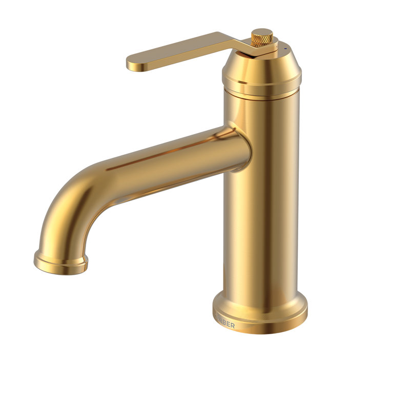 Robinet de salle de bain monocorps et monocommande Kinzie, Or brossé