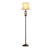 Louann 65.8' Antique Brass Finish Floor Lamp With Night Light