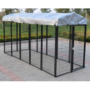 66'' H Panel Metal Yard Kennel With Door