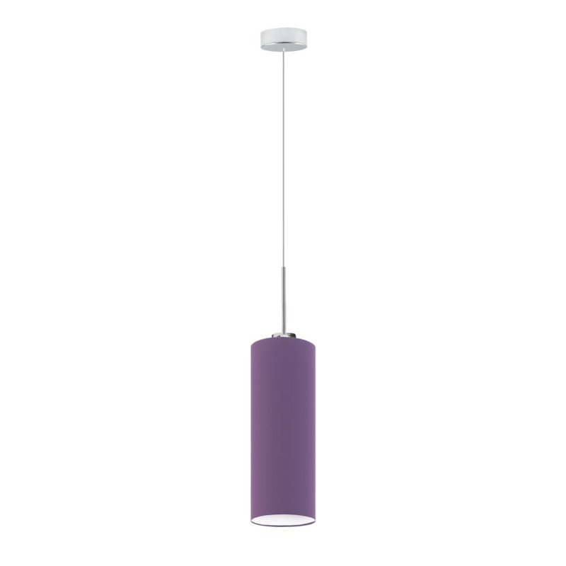 Avaia 1 - Light Single Pendant, Violet, Chrome