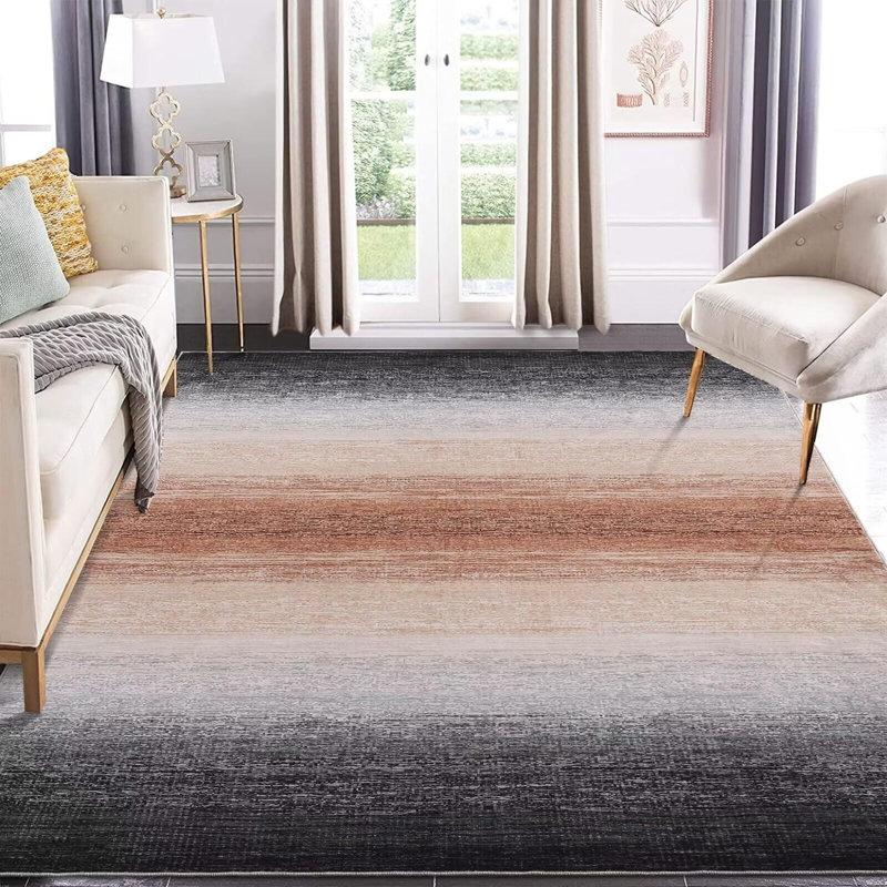Grand tapis de salon lavable