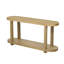 Table d'entrée moderne en placage de frêne minimaliste avec conception de bureau simplifiée, adaptée aux salles d'étude, aux entrées, aux couloirs, aux salons et aux foyers