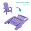 Chaise Adirondack pliable Luna-1574723546