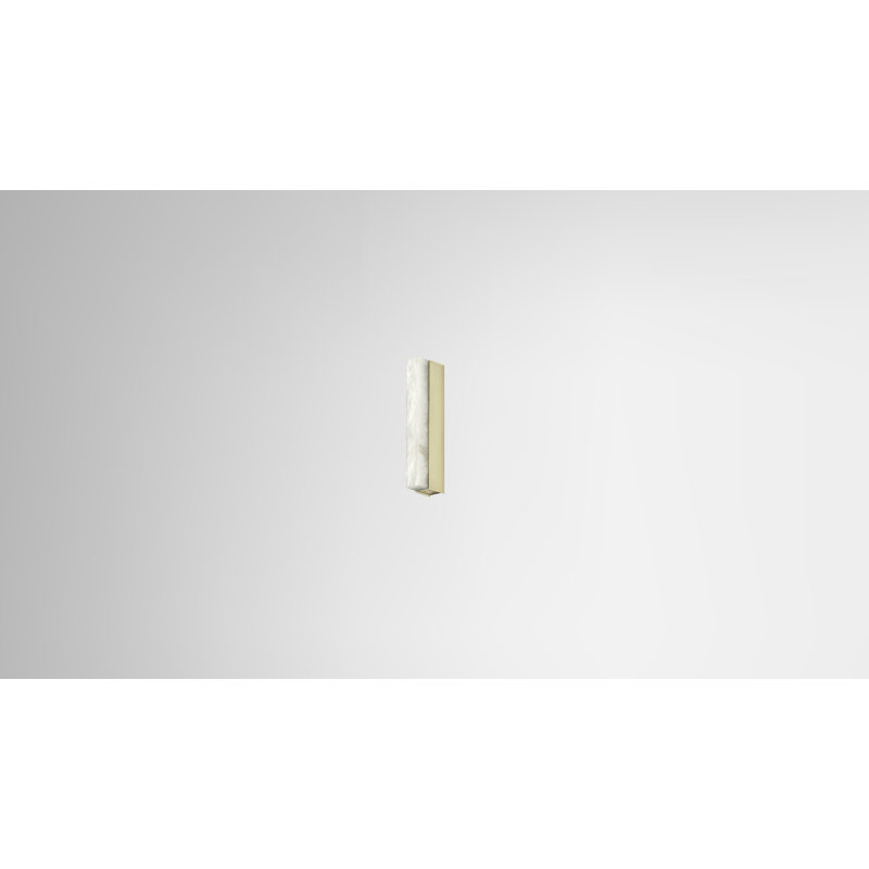 Appliques murales Artes, Satin Brass with Satin Brass