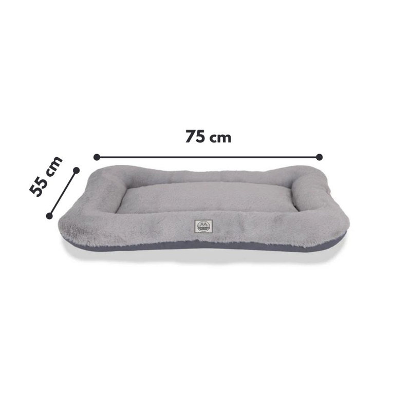 Lit pour animal de compagnie, Gris, L 29,5 po x l 21,7 po