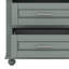 Armoire de rangement haute avec deux tiroirs, armoire de salle de bain multifonctionnelle autoportante avec tablette réglable, dispositif anti-basculement-2096168303
