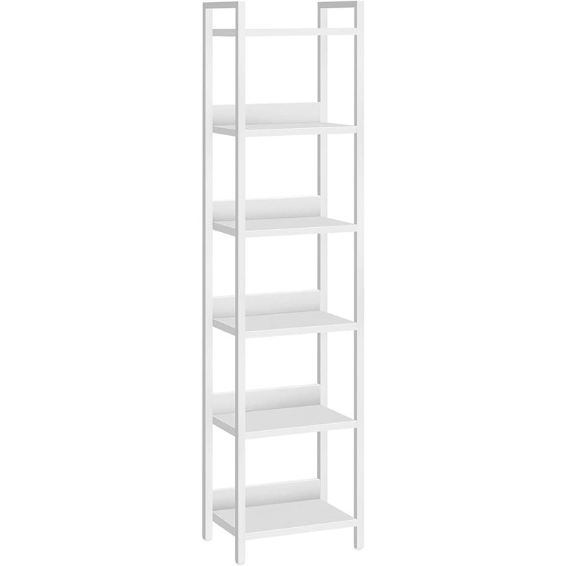 Bibliothèque, bibliothèque à 6 niveaux, bibliothèque à livres pour petits espaces, ...