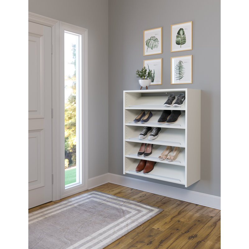 Grid Shoe Shelves
