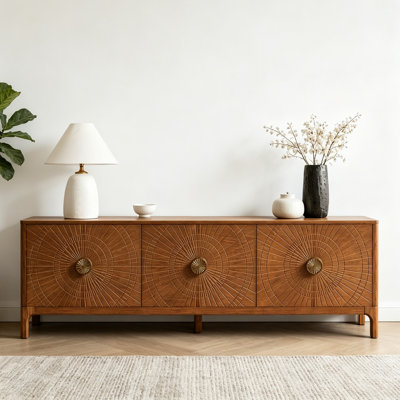 Simple Brown TV Cabinet