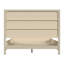 Lit à panneaux Celine Wood Queen, taupe antique-1048164723