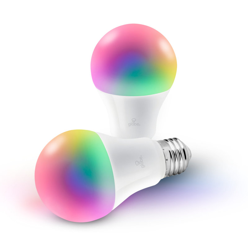 10 watts (équivalent à 60 watts), ampoule DEL intelligente A19, à intensité variable, blanc chaud (3000K) E26 / base moyenne (standard)