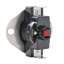 Interrupteur de fin de course 90 ° à remise à zéro manuelle de thermostat de sécurité pour pièces entières amélioré - pièce de rechange n ° 487231784 - de remplacement et compatible avec certaines sécheuses Wascomat et Electrolux Professional