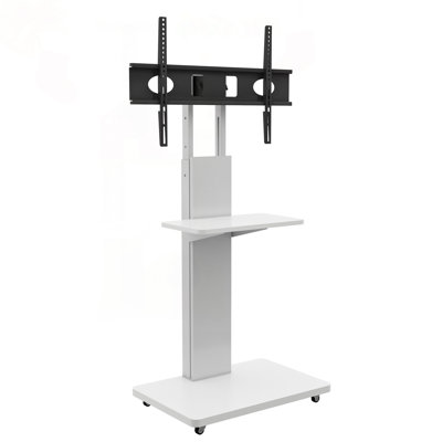Mobile TV Cart with Lockable Wheels – 32 to 75-Inch TVs