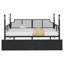 Metal Storage Bed Frame 90 x 200 cm-941655950