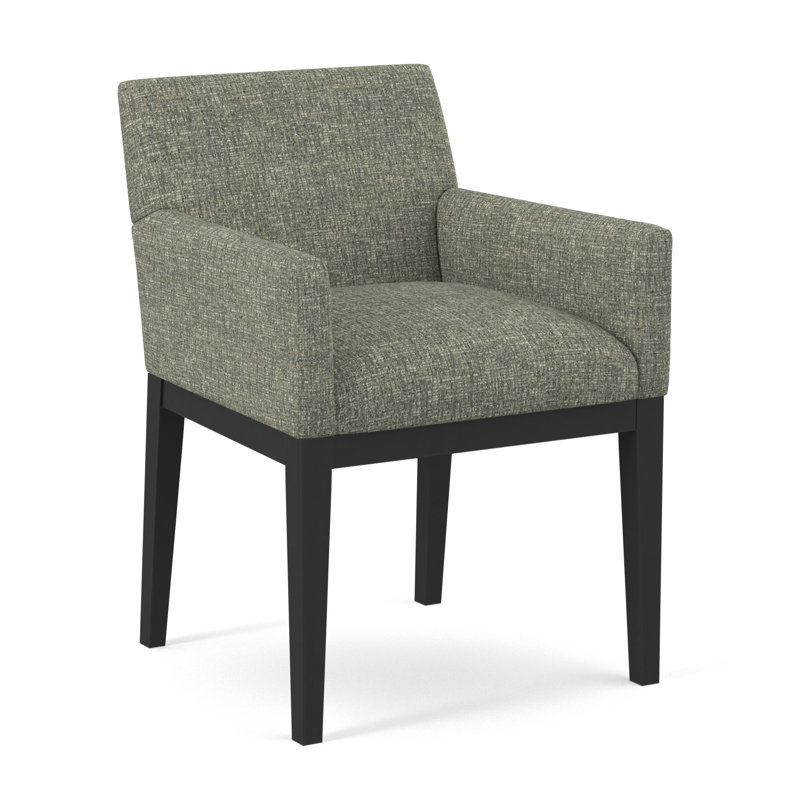 Upholstered Arm Chair, Black, 61512-87