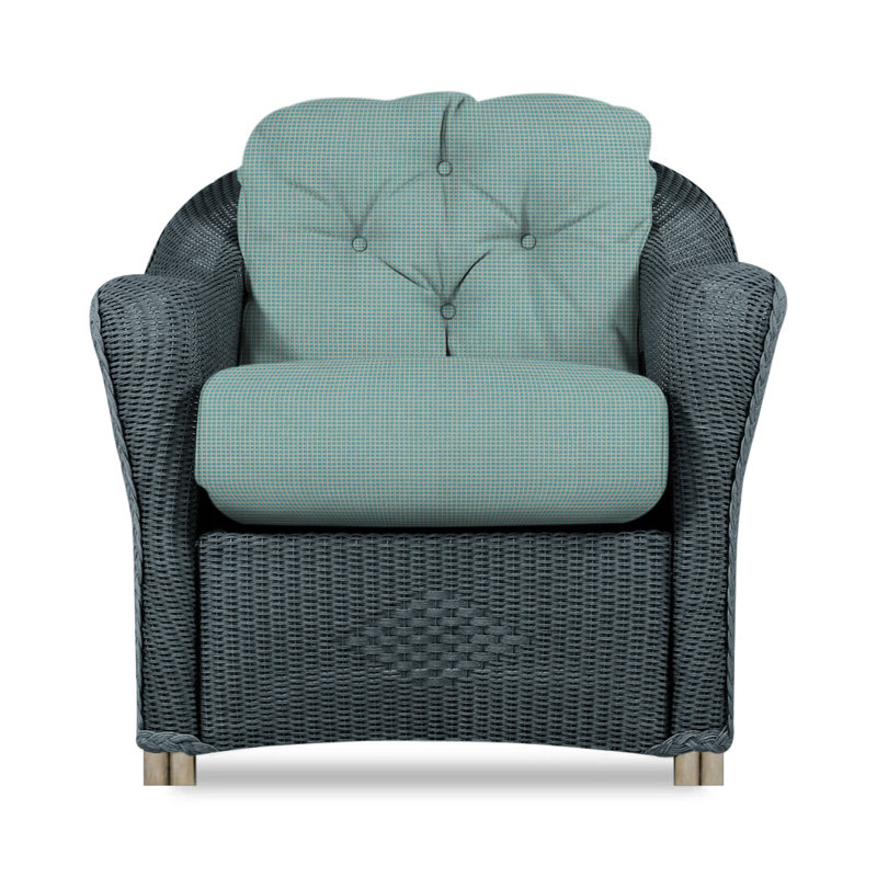 Reflections Outdoor Lounge Chair, Fife Aruba, Denim Blue