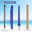 Camoni 200cm Beach Parasol