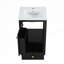 Meuble-lavabo durable avec lavabo, porte à fermeture douce et nombreuses solutions de rangement pour les salles de bain modernes