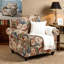 Upholstered Cotton Blend Armchair-736640158