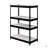 4 Tier Rectangular Bookcase With Adjustable Shelves